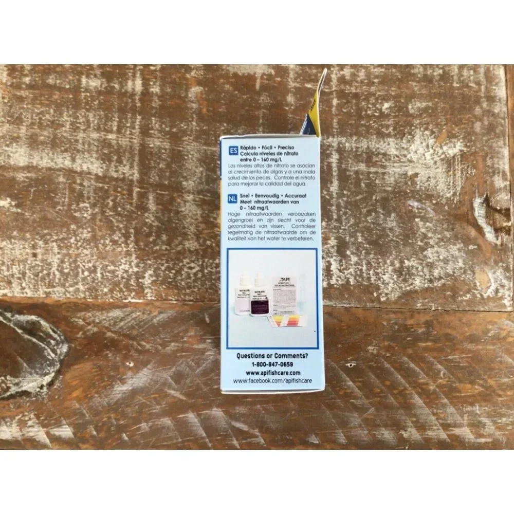 API LR1800 Nitrate 90-Test Freshwater & Saltwater Aquarium Water Test Kit‎